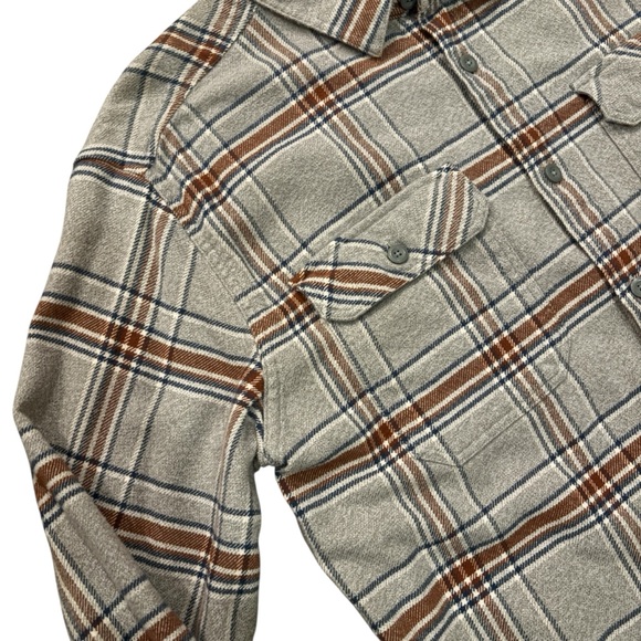 PATAGONIA 'jord' Regular Fit Organic Cotton Flannel Shirt Activist Feather Grey - Picture 5 of 9